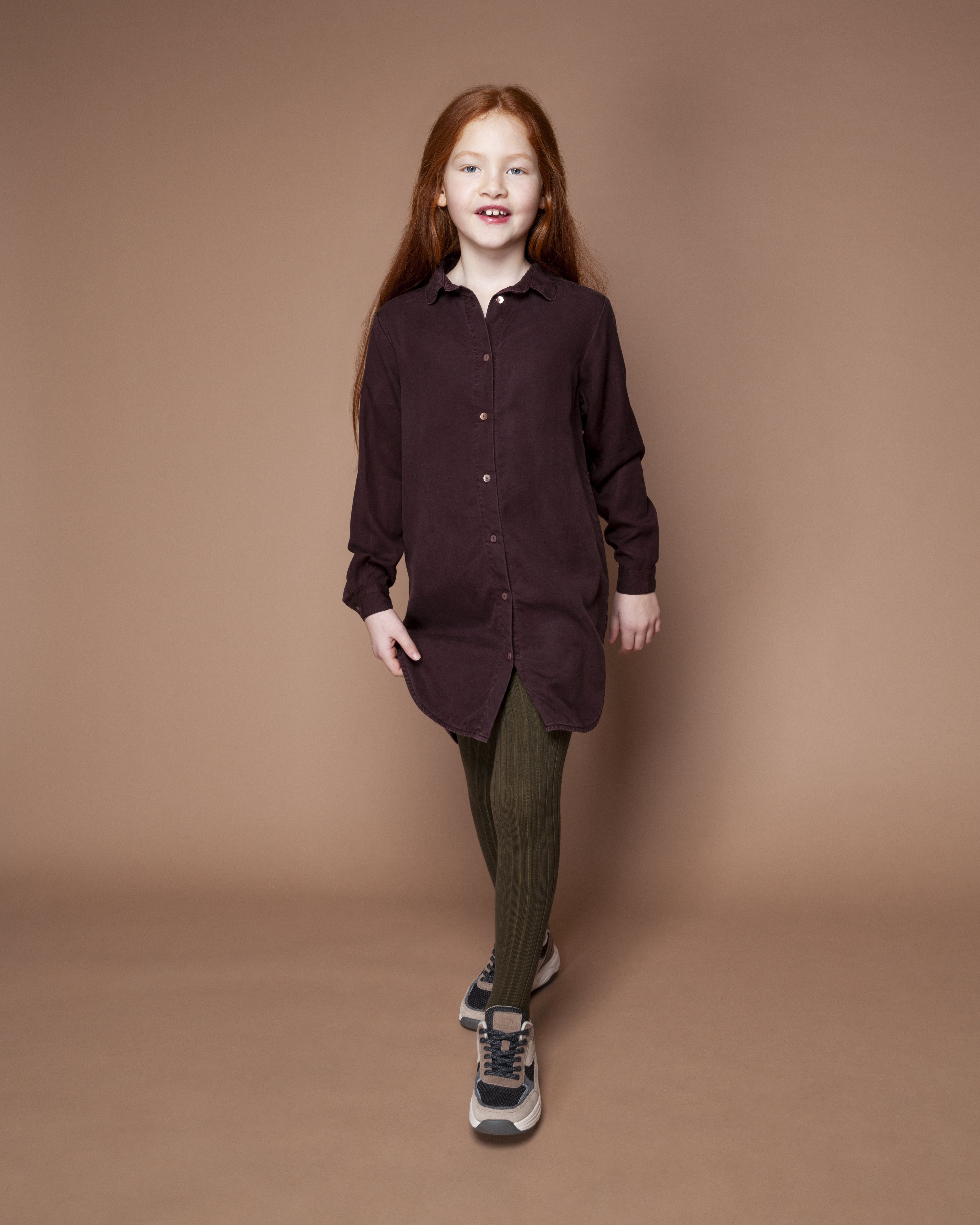 Shirt Dress Bitter Chocolate Adult