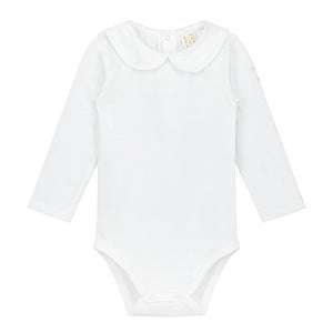 Onesie With Collar White