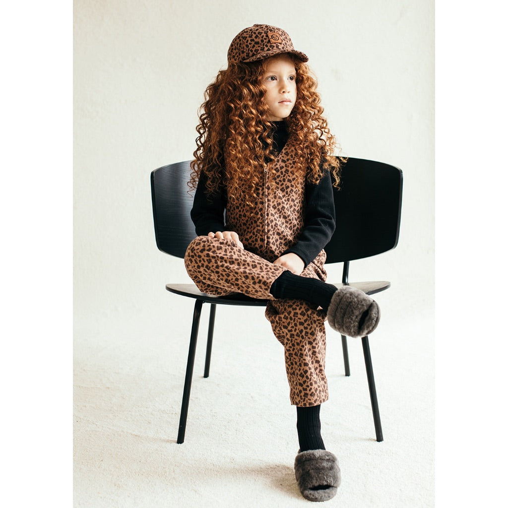 Overall Rockit Caramel Dark Acer Leopard Print