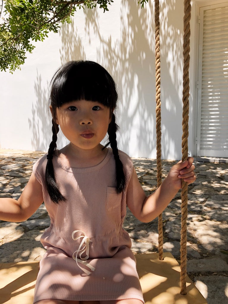 Dress Day Rib Pale Pink