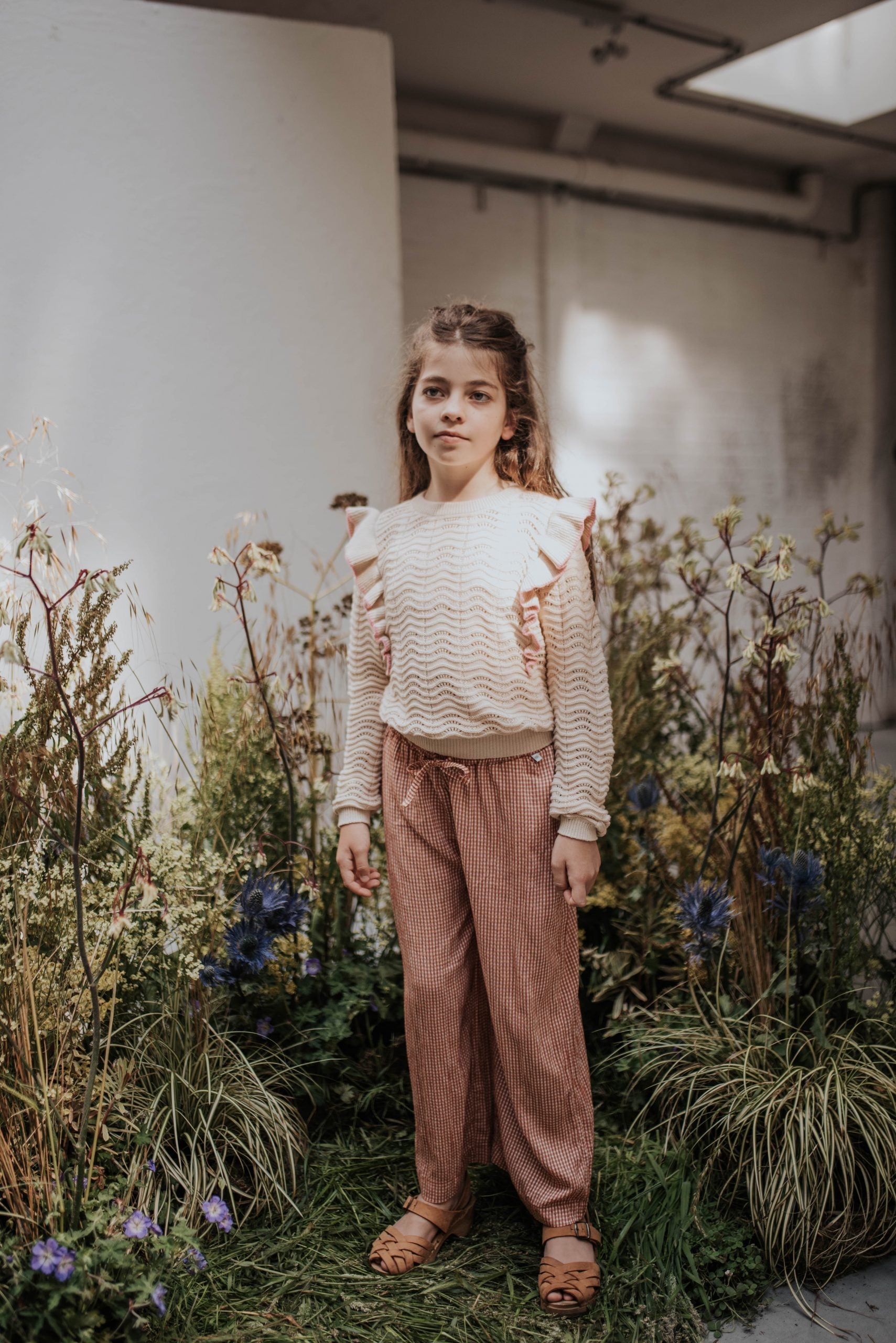 Sweater Ruffle Knit Yellow - Sample