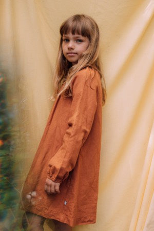 Dress Round Collar Warm Hazel