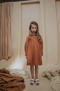 Dress Round Collar Warm Hazel