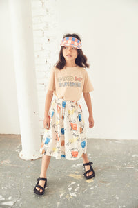 Skirt Deck Warm Sand Multi Colours