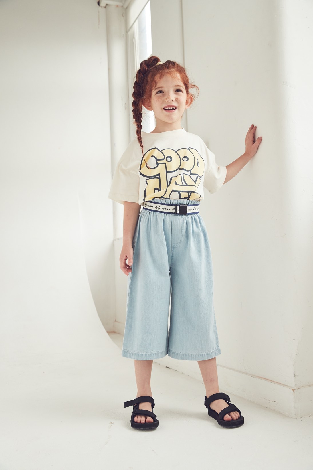 Culotte Pale Bleached Denim