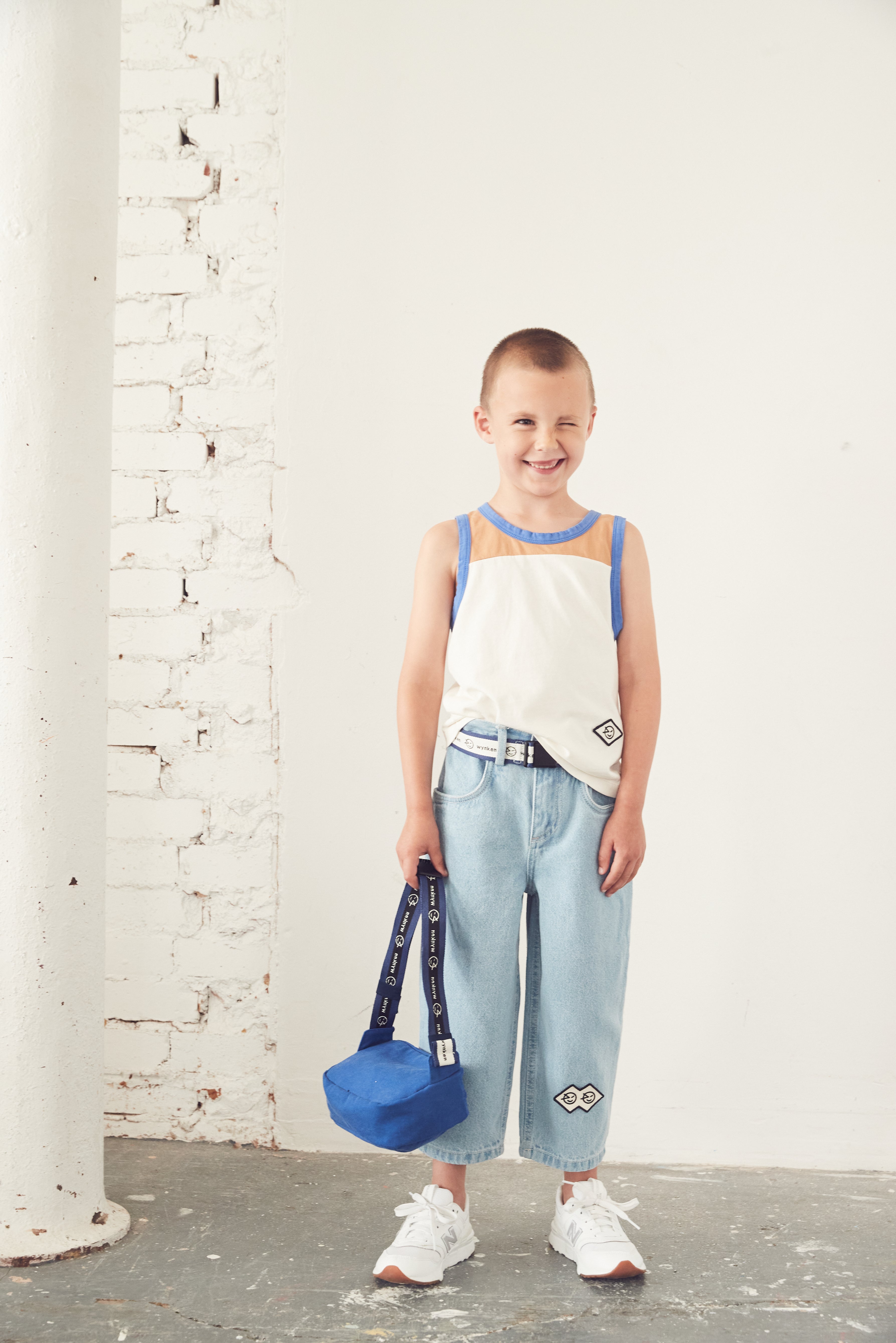 Vest Highline Blue Cloud Caramel