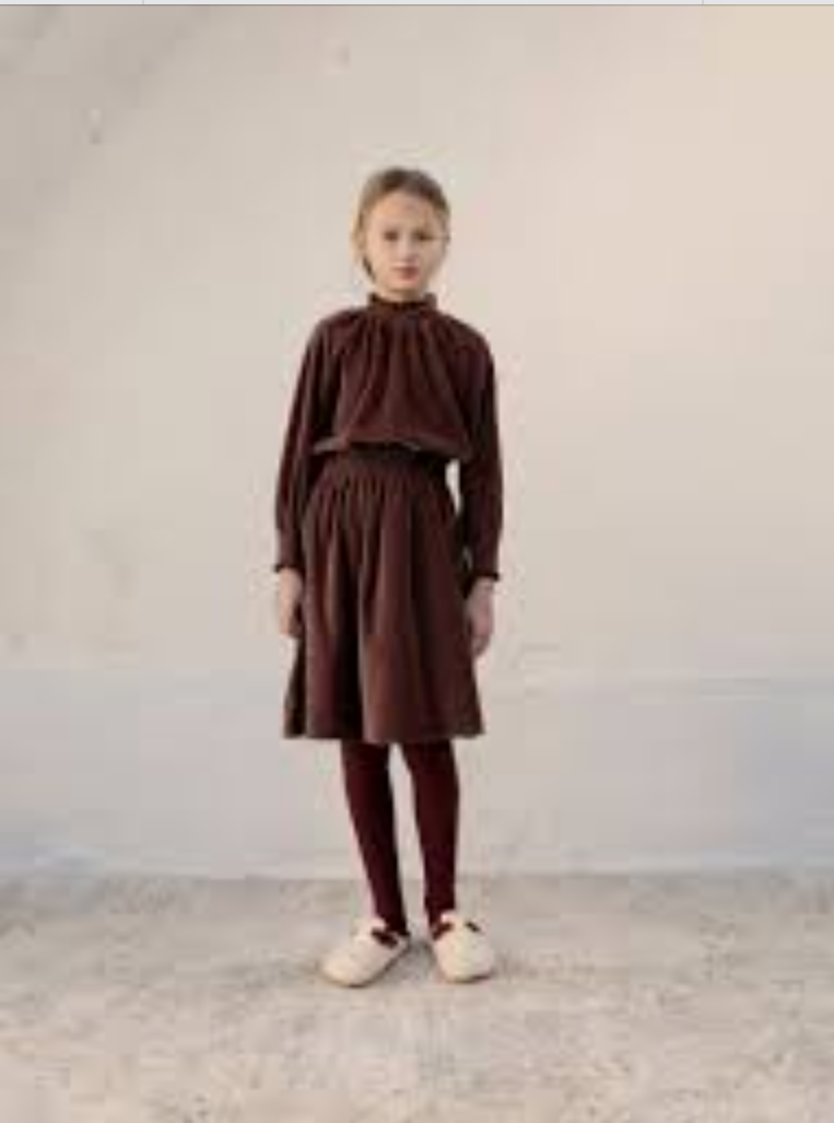 Skirt Smocked Brownie