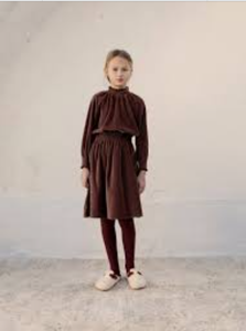 Skirt Smocked Brownie