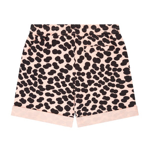 Short Double Dot Peach Pink