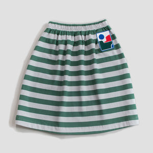 Skirt Velours Fog & Duck Green