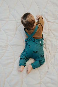 Suspenders Pants Fox Print