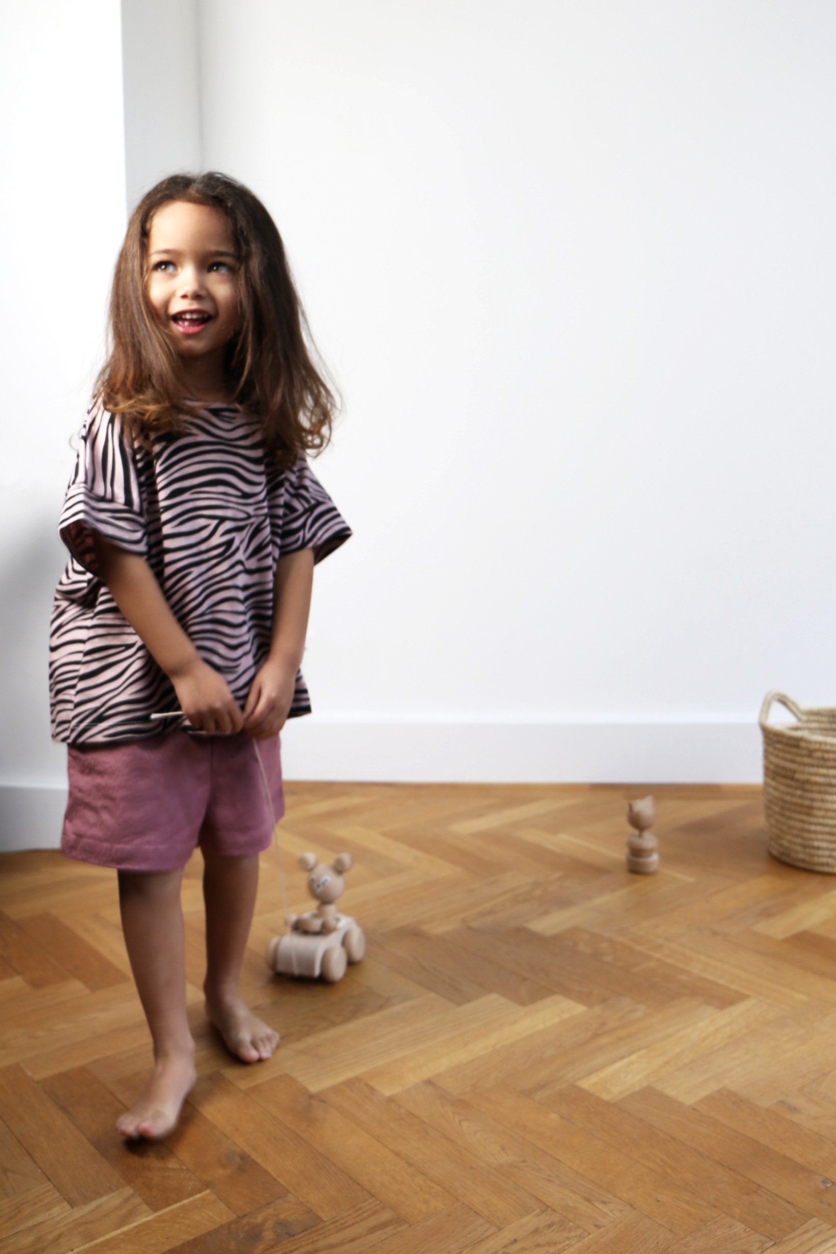 T-shirt Zebra Dusty Powder