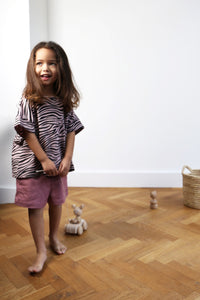 T-shirt Zebra Dusty Powder