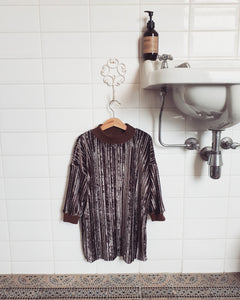 Dress Gina Plisse Bomber Chestnut