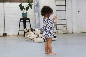 T-shirt Oversized Leopard Dusty Lilac