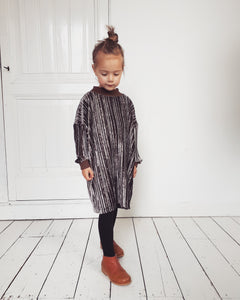 Dress Gina Plisse Bomber Chestnut
