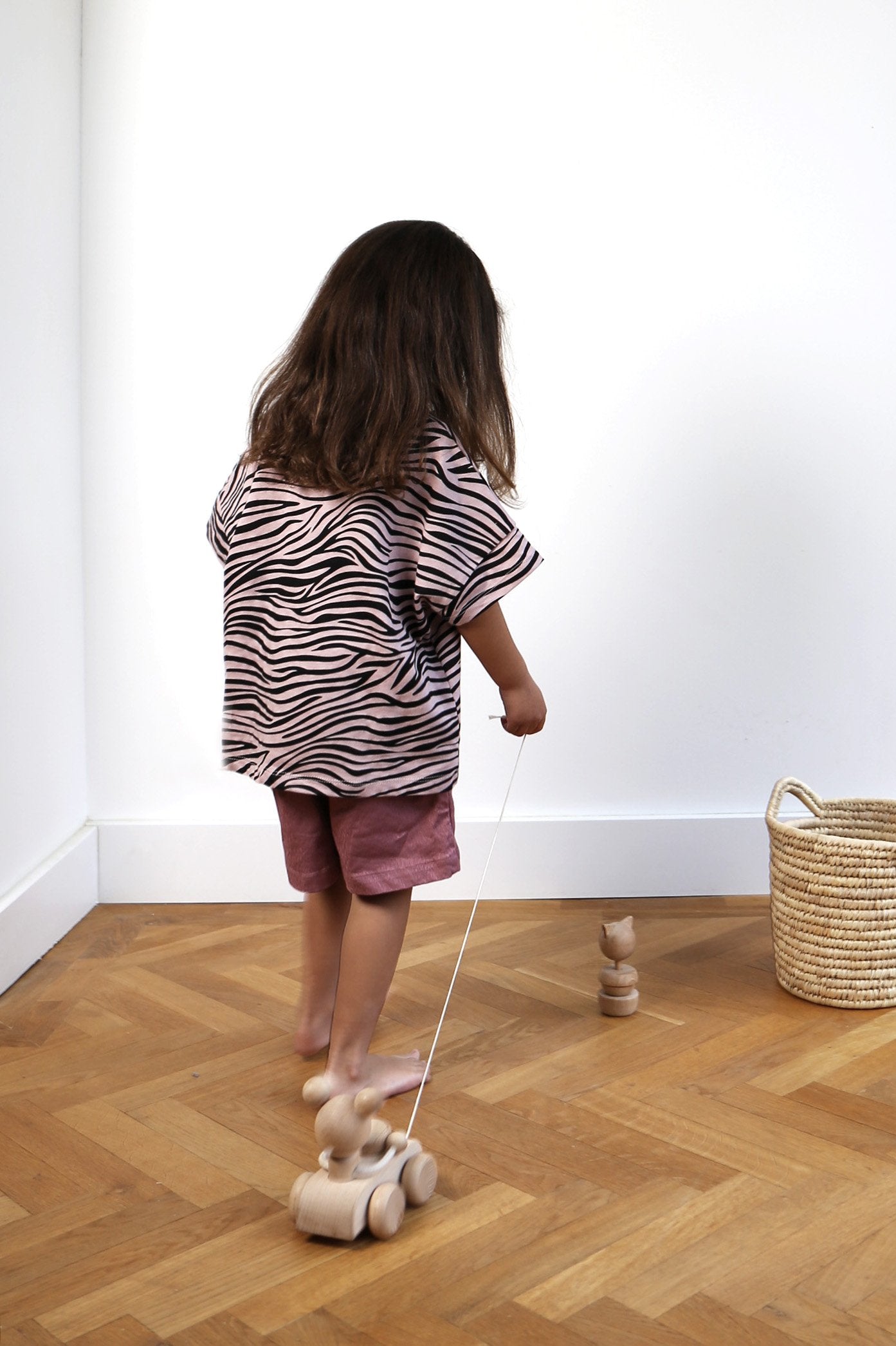 T-shirt Zebra Dusty Powder