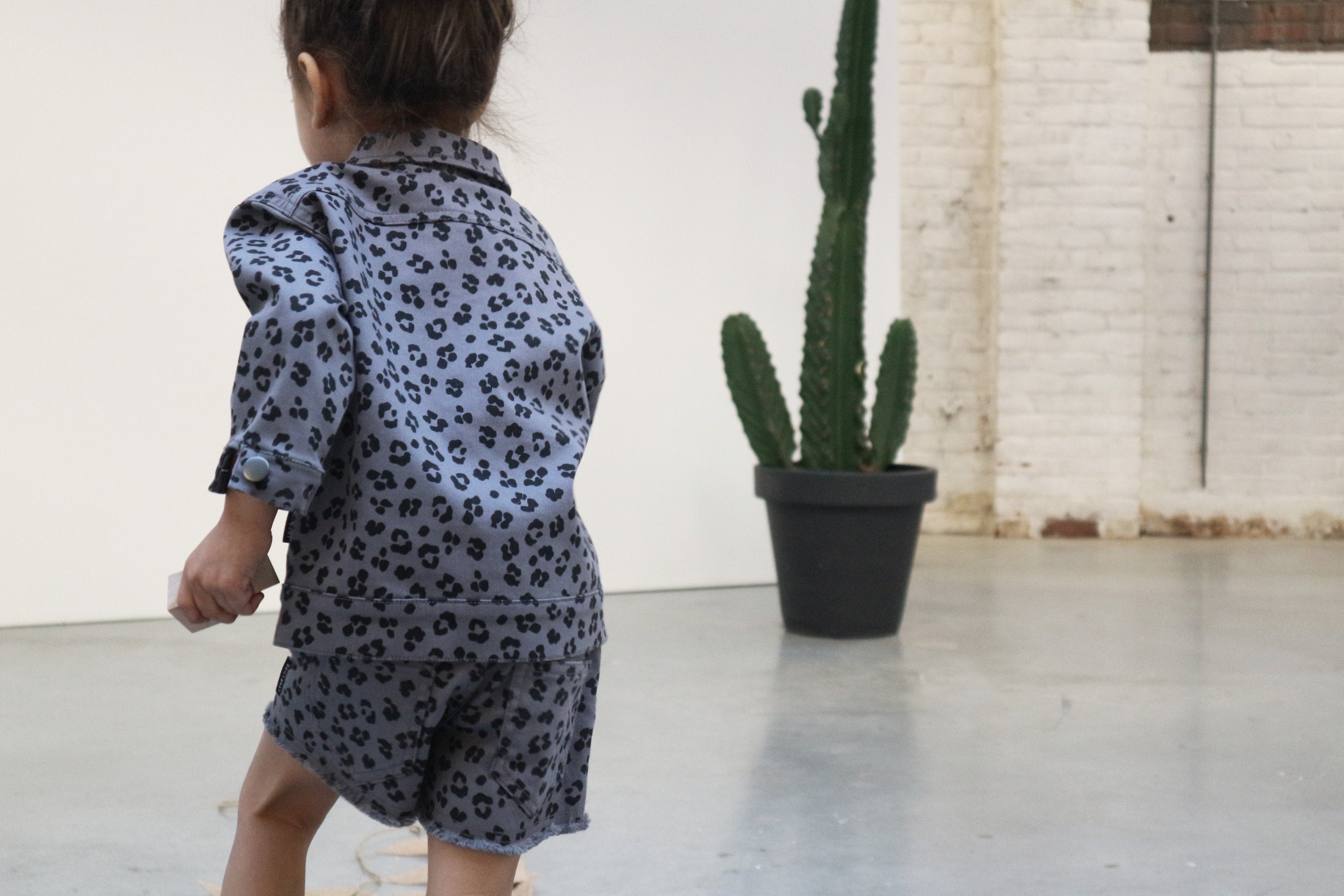Shorts Riley Leopard Soft Dusk