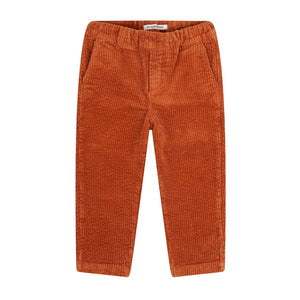 Trouser Tapered Corduroy Leather Brown