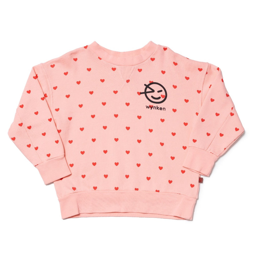 Sweater Blouson Blush Pink / Red