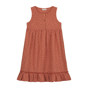 Dress Moon Polka Summer Cinnamon