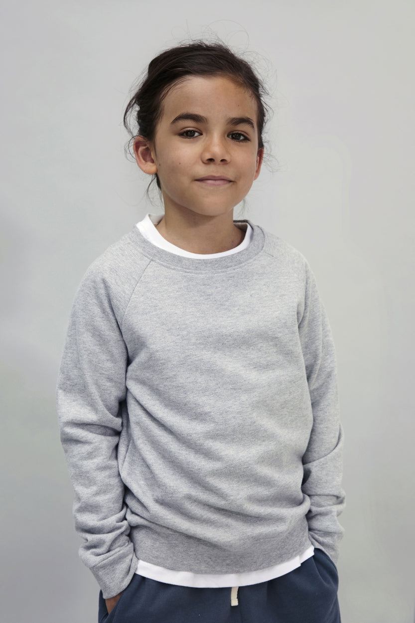 Sweater Crewneck Grey Melange