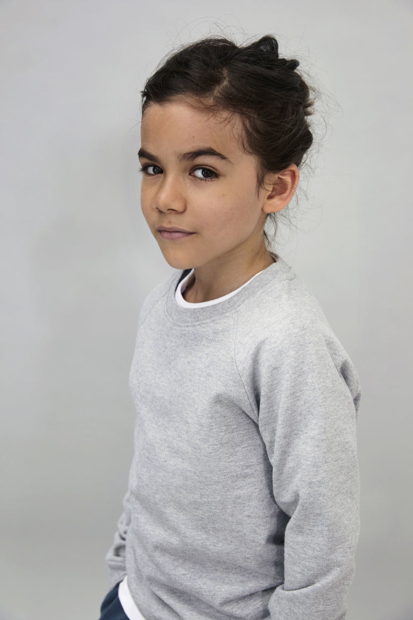 Sweater Crewneck Grey Melange