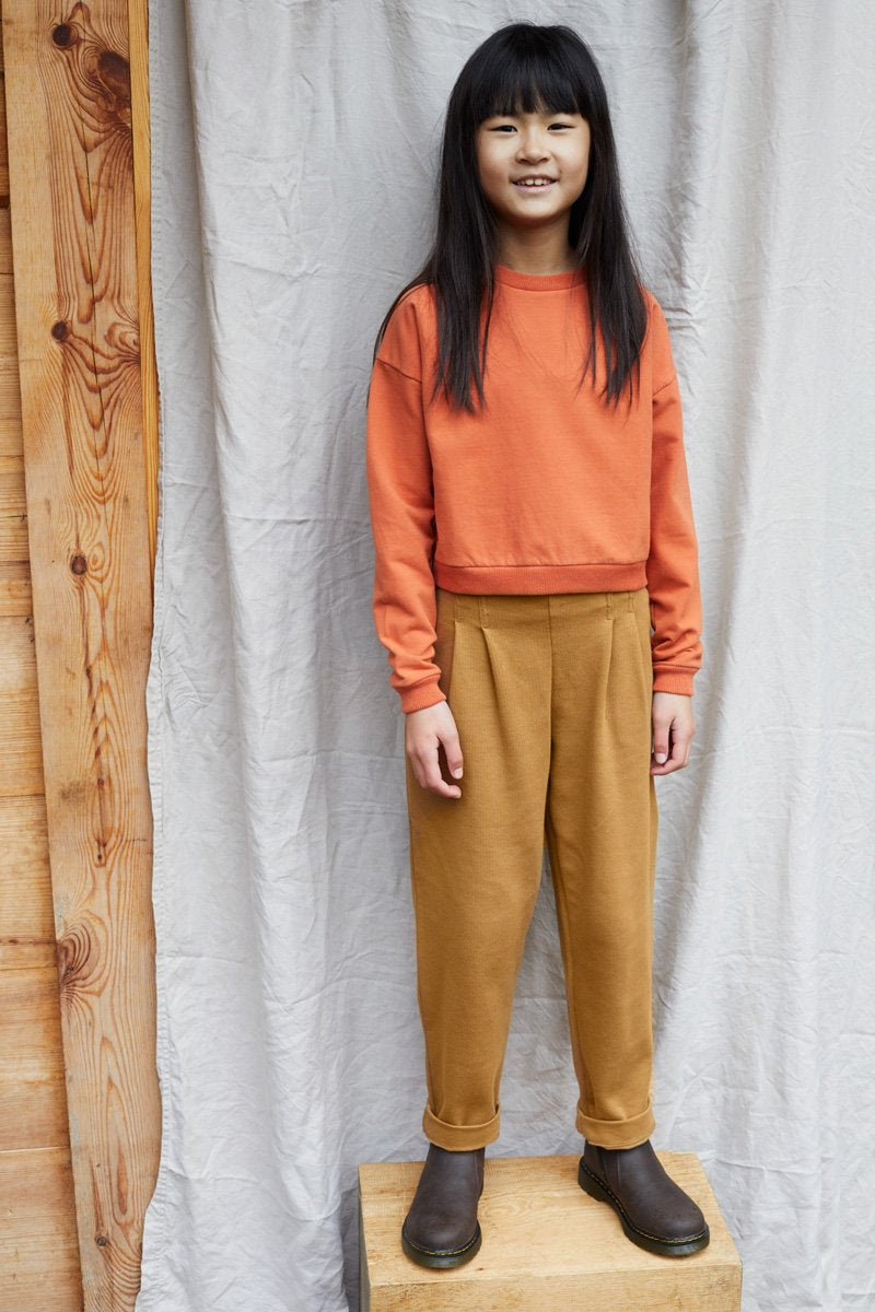 Sweater Cropped Moss Green