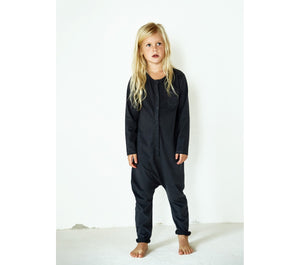 Playsuit Long Sleeve Nearly Black