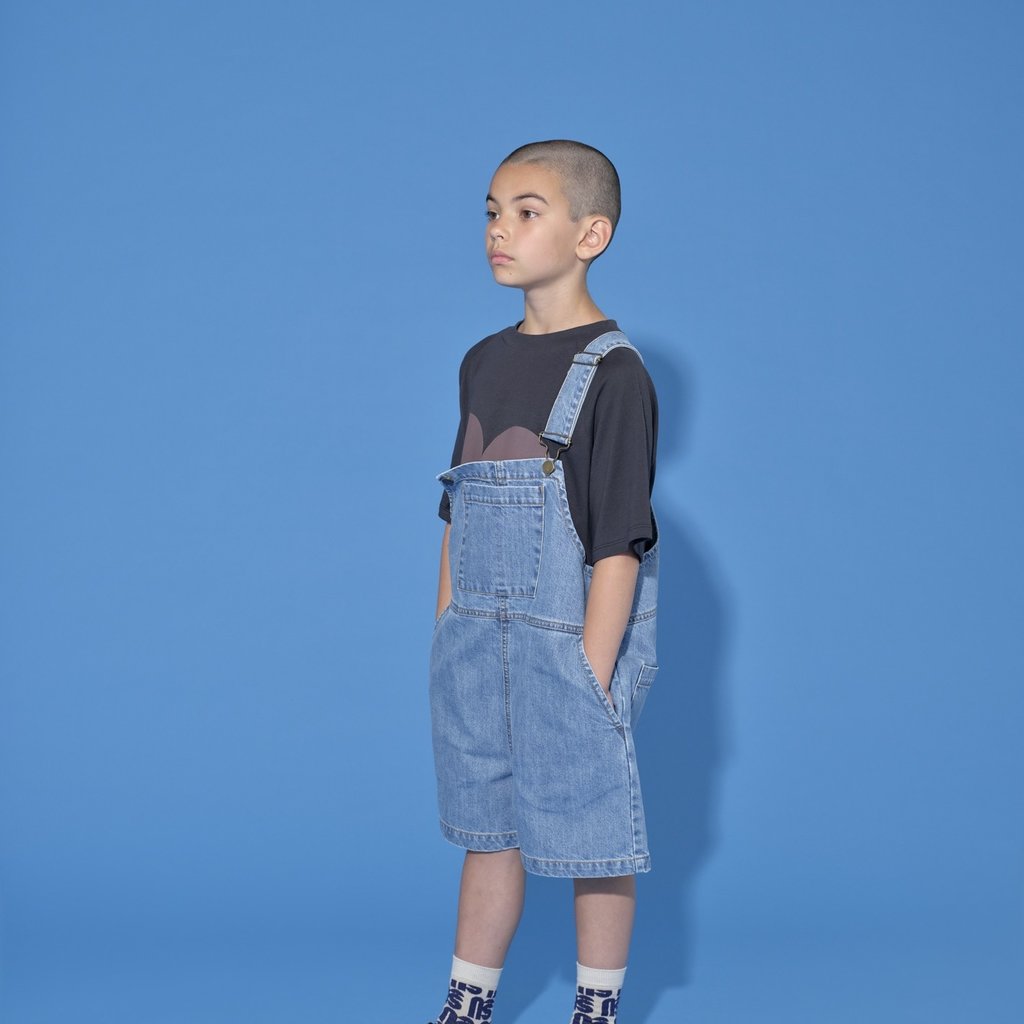 Dungaree Short Demi Wash
