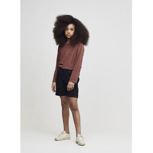 Long Sleeve Tee Toweling Raglan Russet