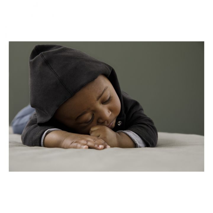 Cardigan Hooded Baby Nearly Black 2024