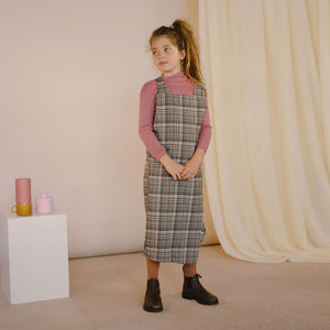 Dress Wrap Noir Check