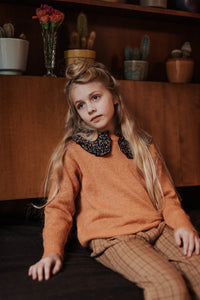 Sweater Boxy Knit Dusty Peach