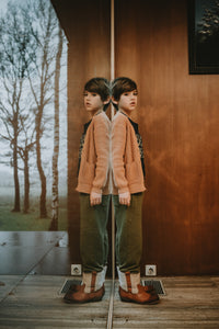 Cardigan Knit Grandpa Peachy Sand