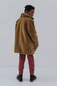 Coat Fake Fure Dusty Olive