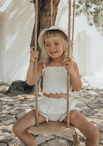 Bloomer Smocked Sandy Strippes
