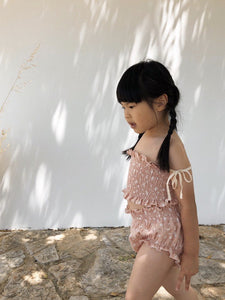 Top Smocked Flower Petals