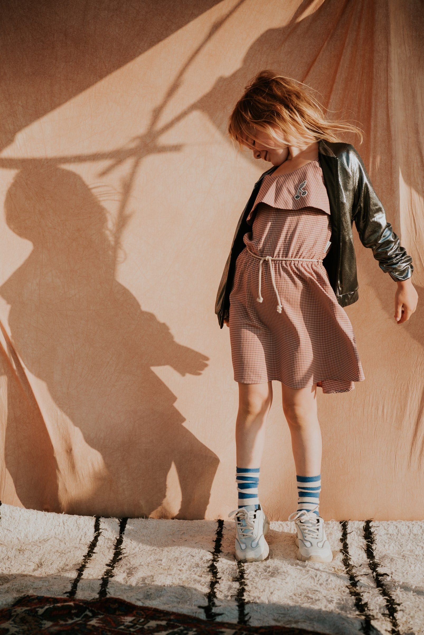 Dress Ruffle Mini Check